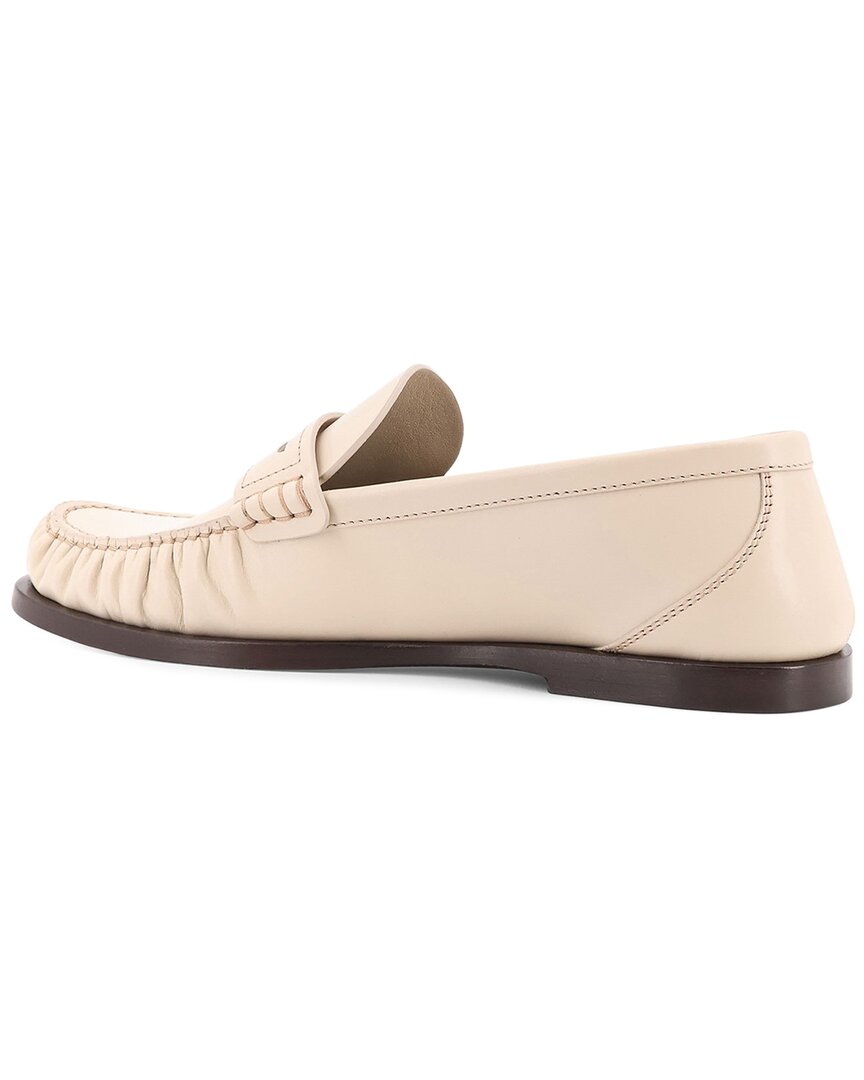 Saint Laurent | Womens | Leather Loafer | White