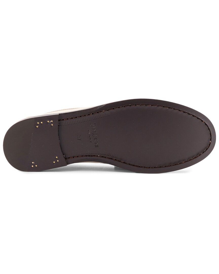 Saint Laurent | Womens | Leather Loafer | White
