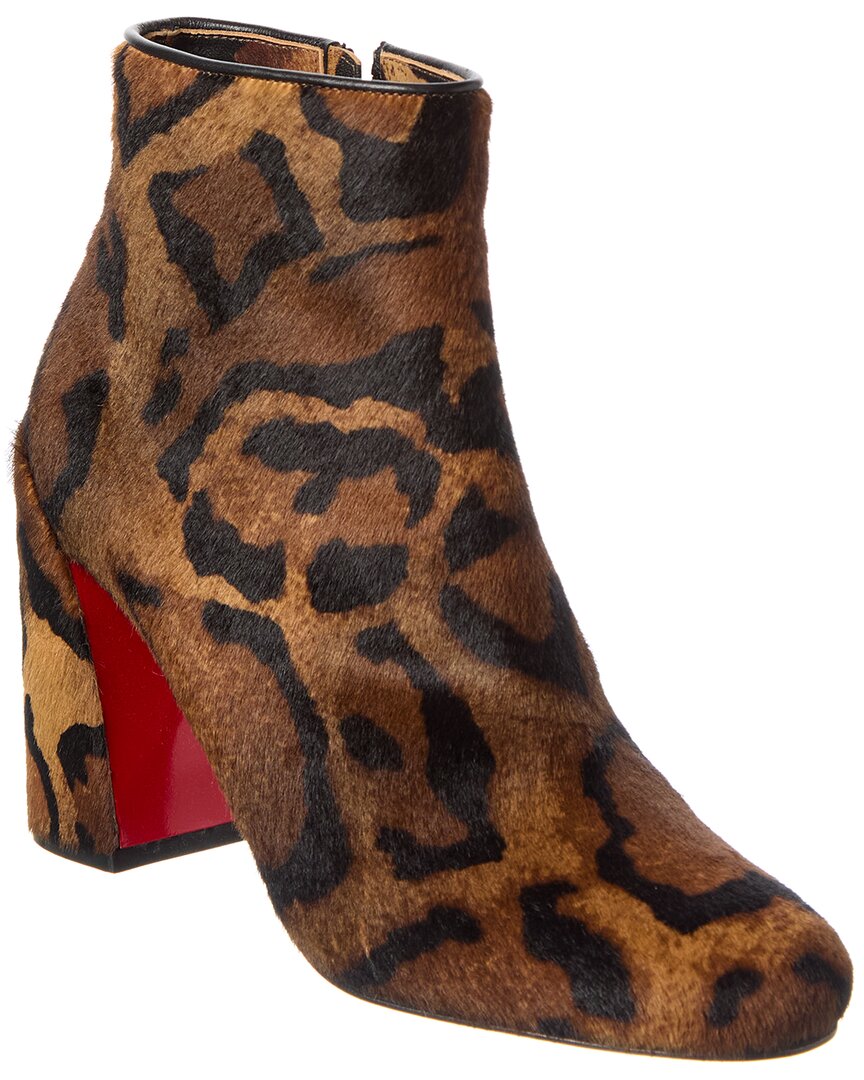 Christian Louboutin | Womens | Leather Boot | Brown
