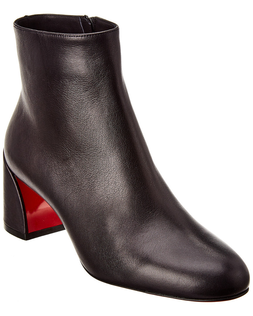 Christian Louboutin | Womens | DNU INV Turela 55 Leather Bootie | Black
