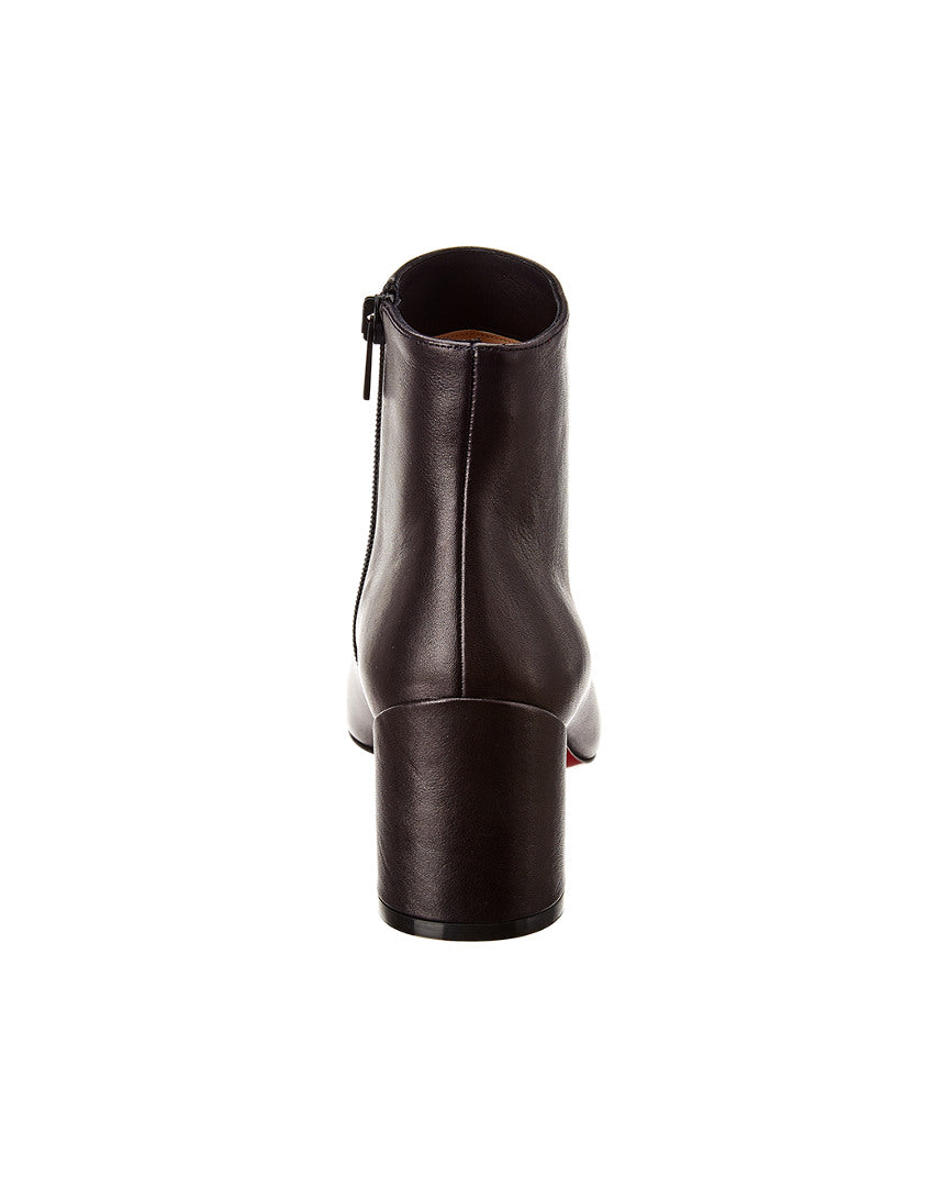 Christian Louboutin | Womens | DNU INV Turela 55 Leather Bootie | Black