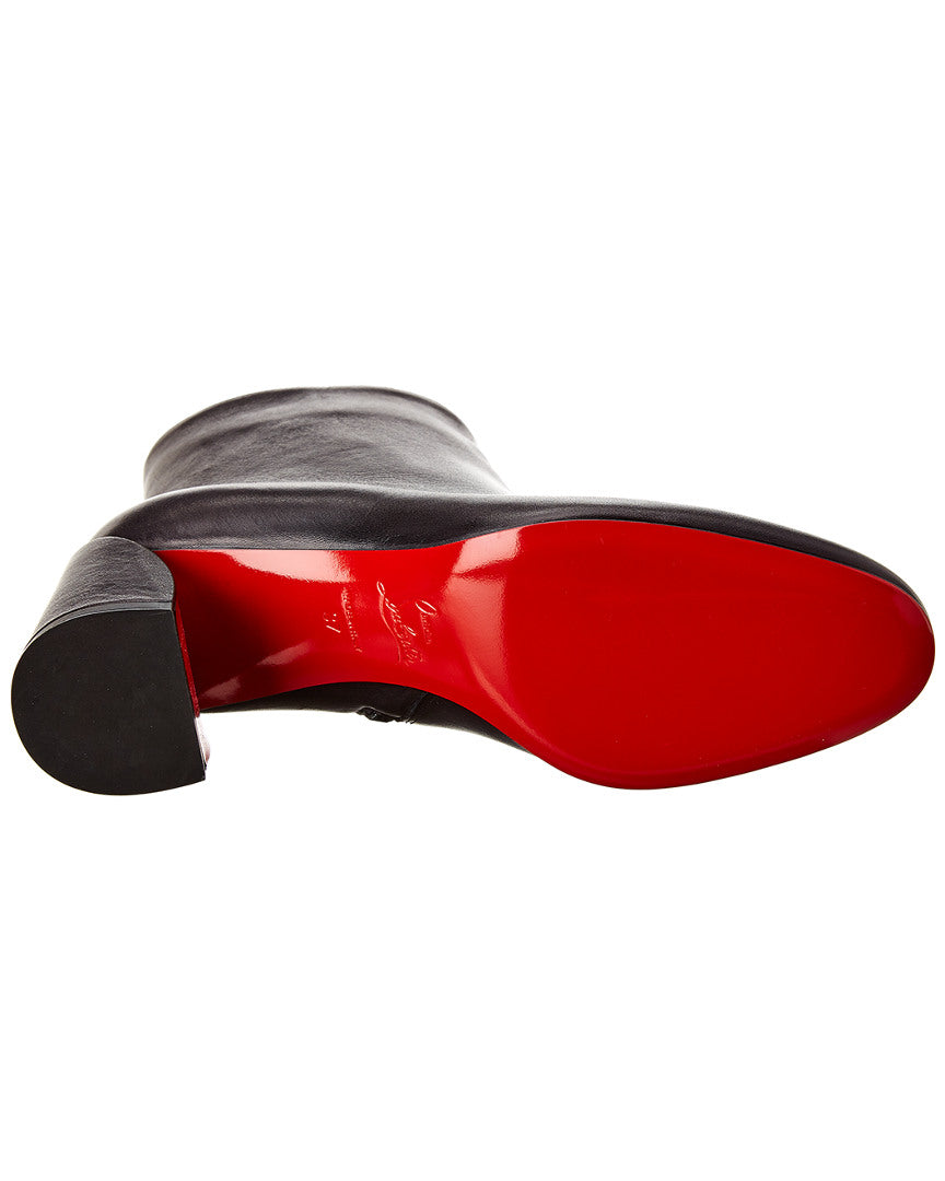 Christian Louboutin | Womens | DNU INV Turela 55 Leather Bootie | Black
