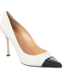 Sergio Rossi | Womens | New Secret Leather Pump | White