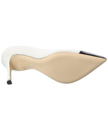 Sergio Rossi | Womens | New Secret Leather Pump | White