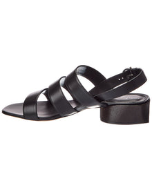 Ferragamo | Womens | Trezze Leather Sandal | Black