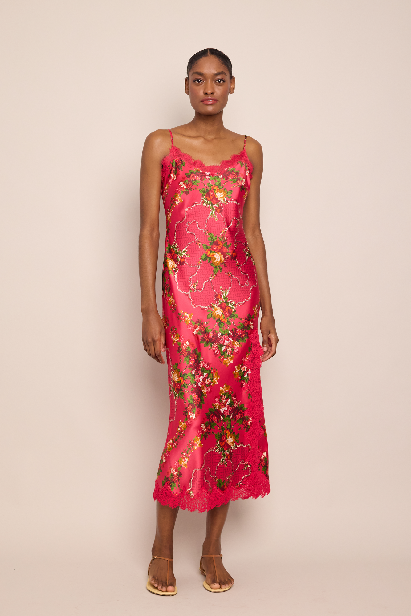 Granada Dress | Gemma Scarf Pink