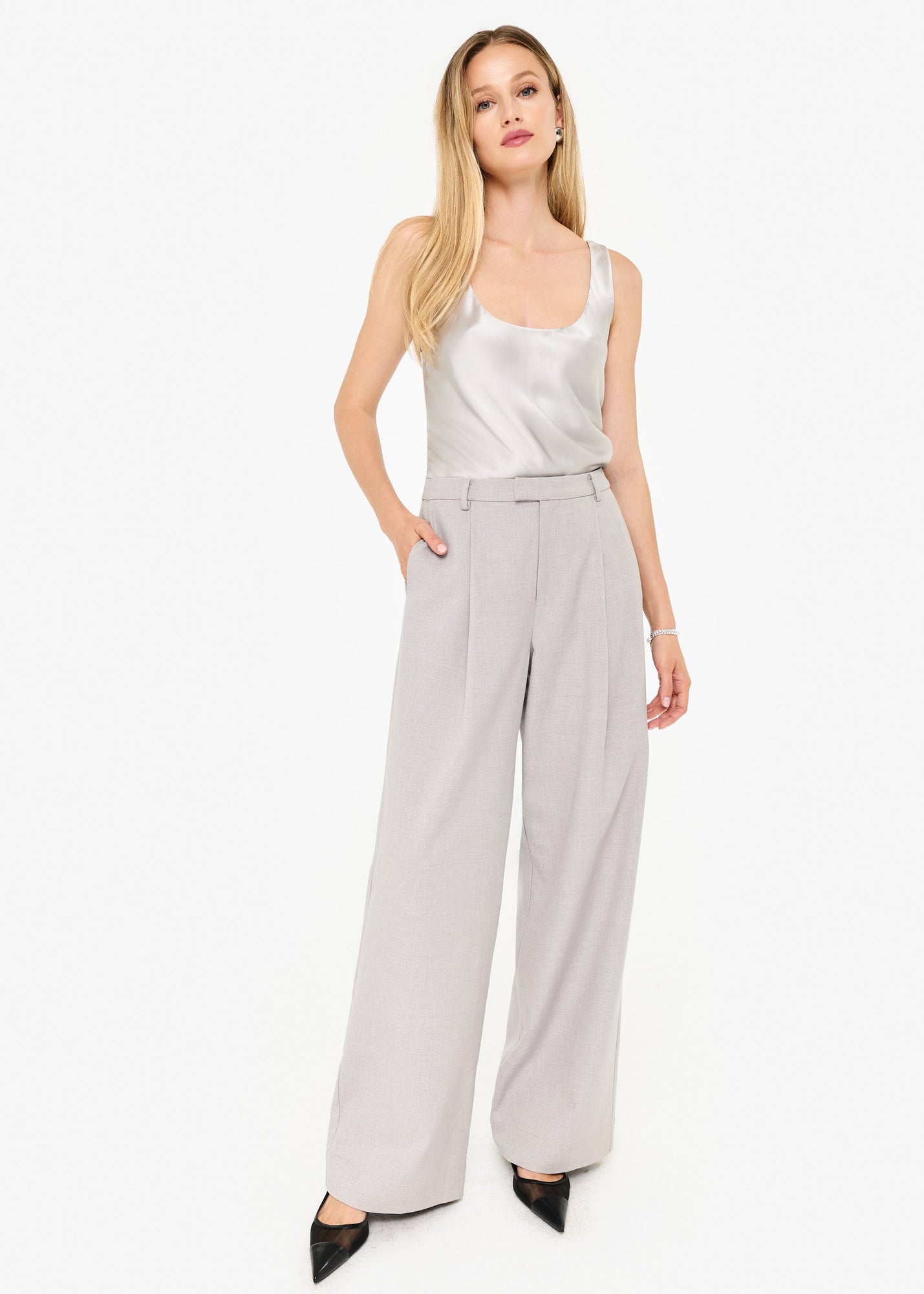Rosheen Wide Leg Pant | Haze