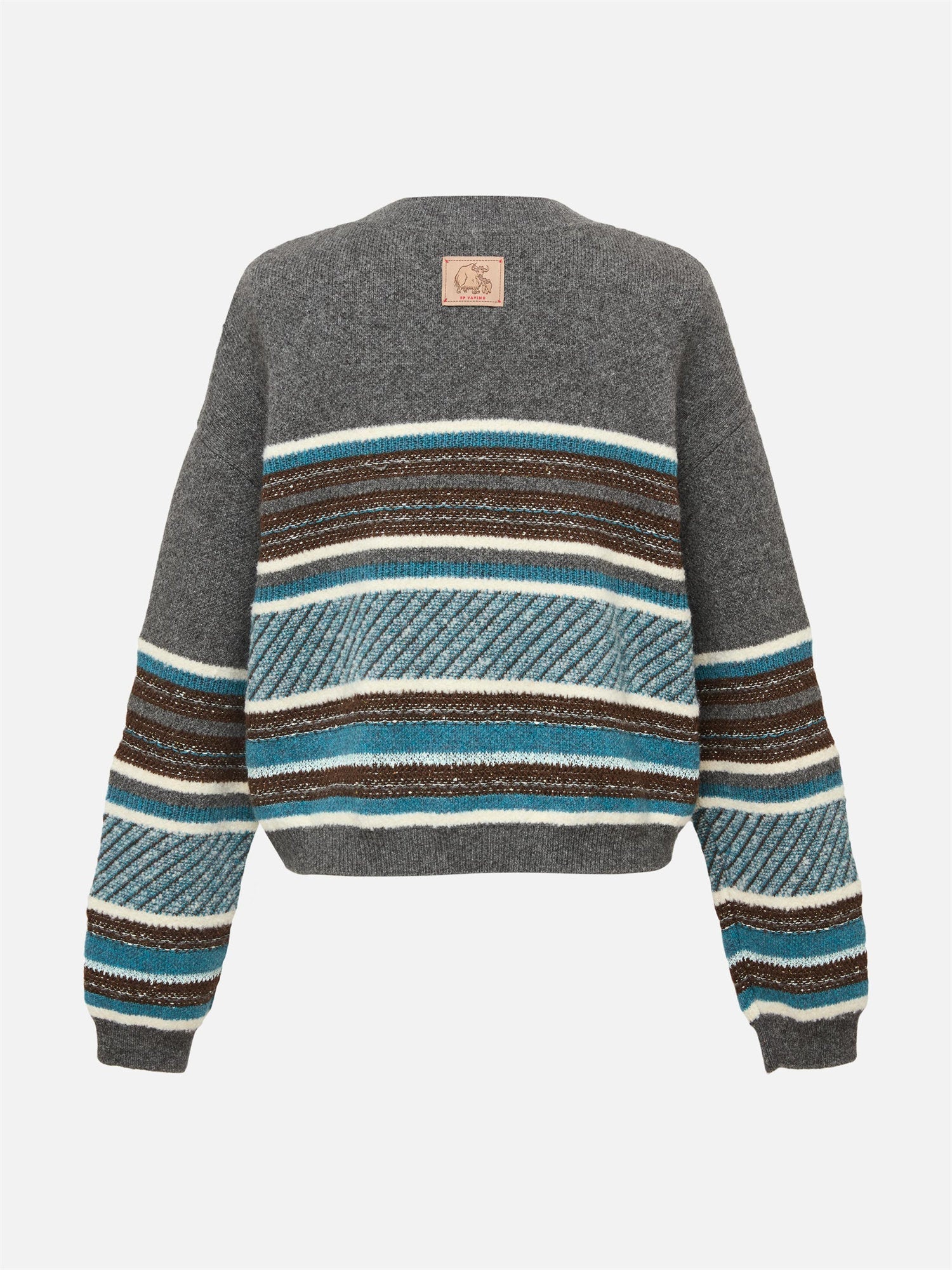 Knit Round Neck Pullover | Grey