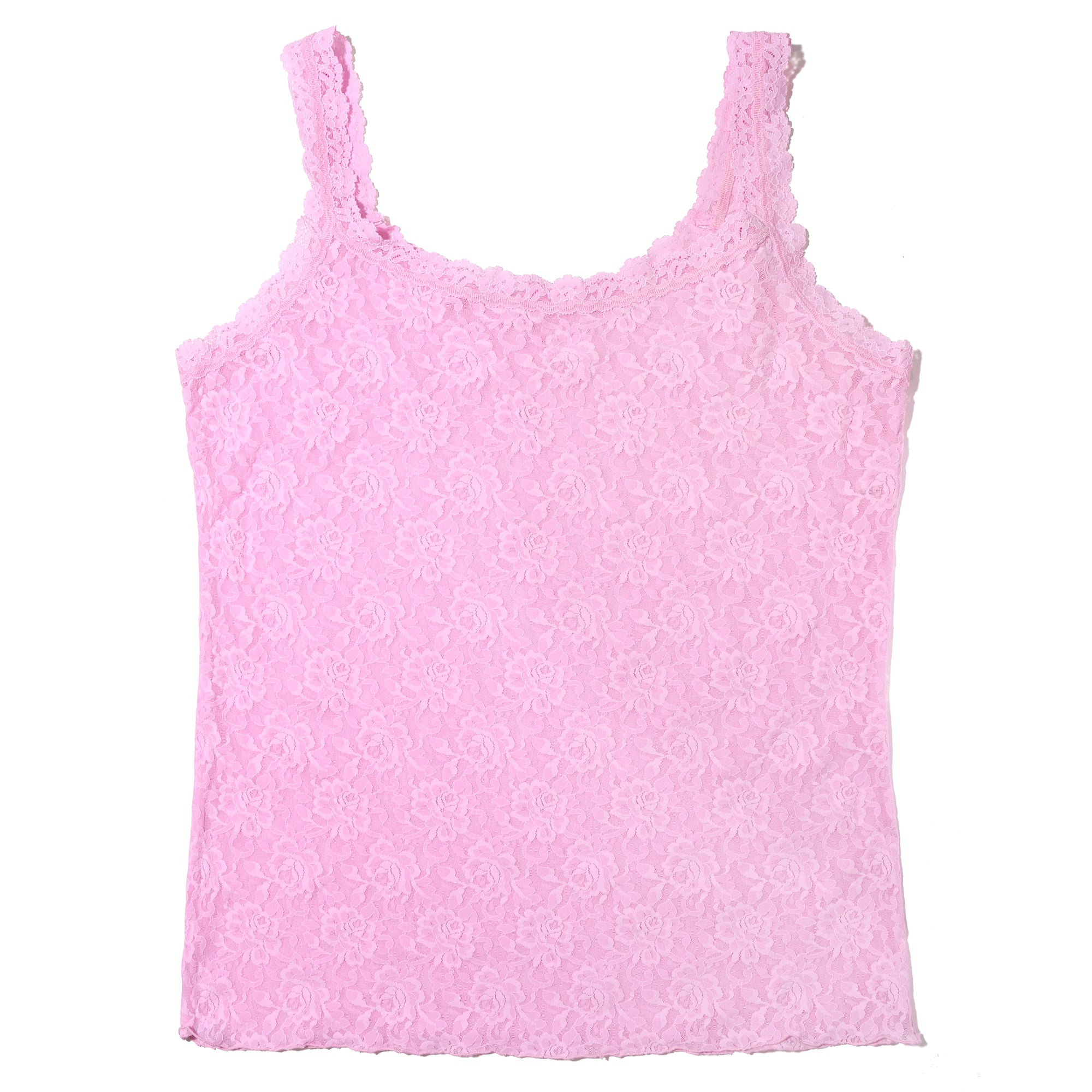 Plus Size Signature Lace Unlined Camisole | Cotton Candy Pink