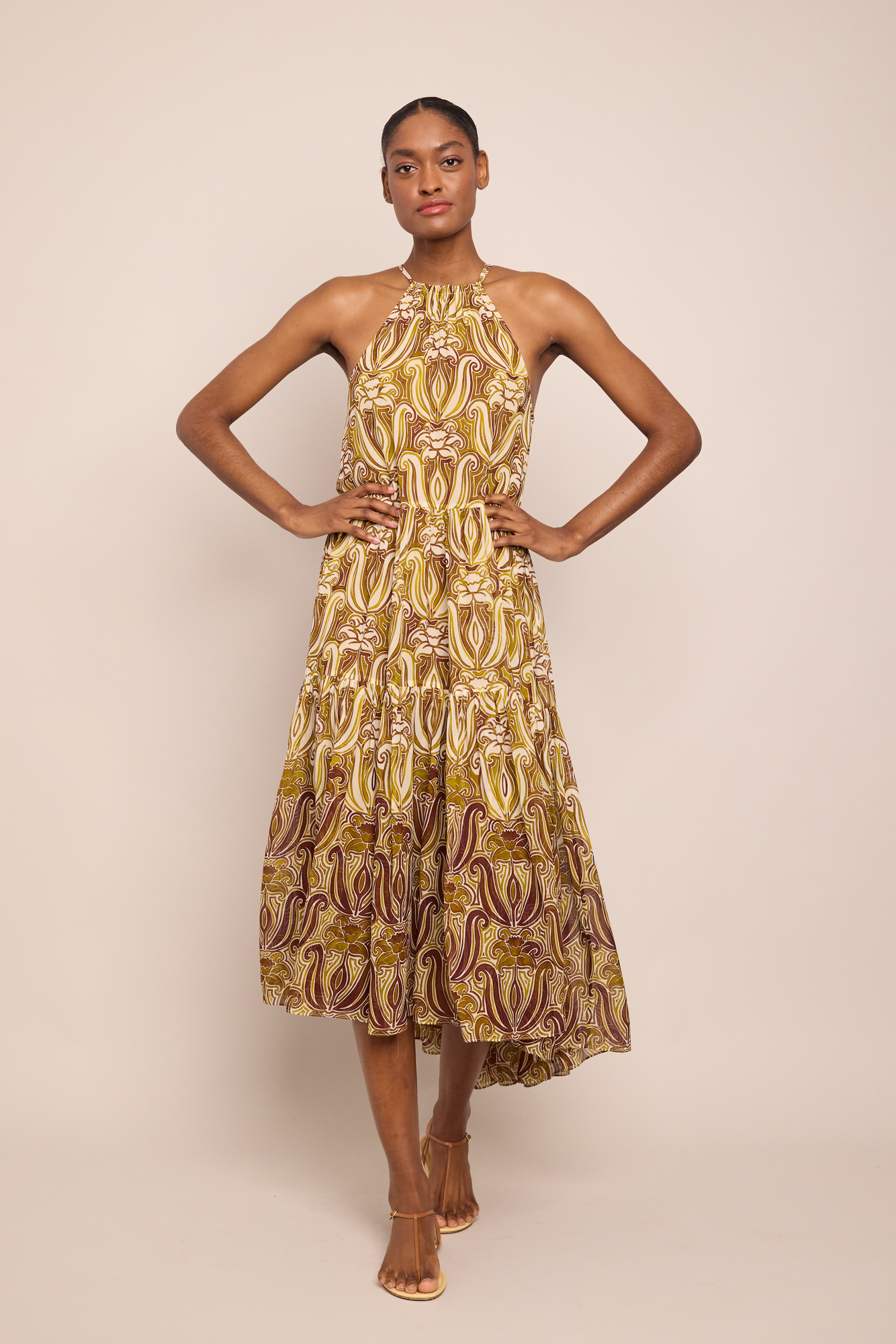 Natasha Dress | Daffodils Plum