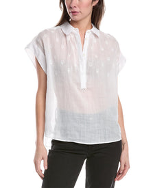 rag & bone | Womens | Robin Embroidered Top | White