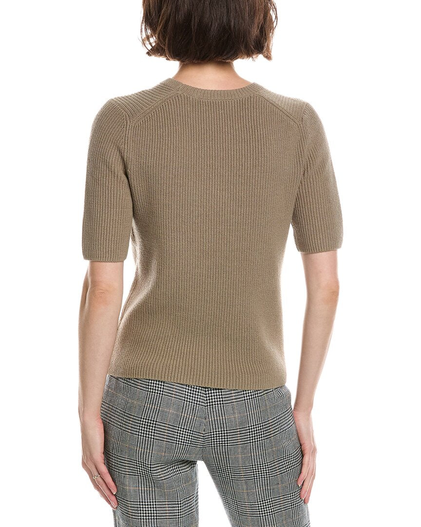 Vince | Womens | Rib Sweater | Green