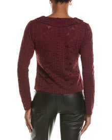 7 For All Mankind | Womens | Sweater Blouse | Red