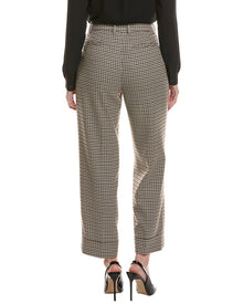 Anne Klein | Womens | Houndstooth Knit Pant | Tan