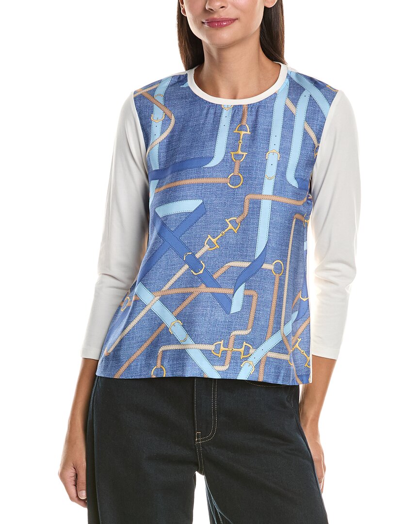 J.McLaughlin | Womens | Alessandra Top | Blue