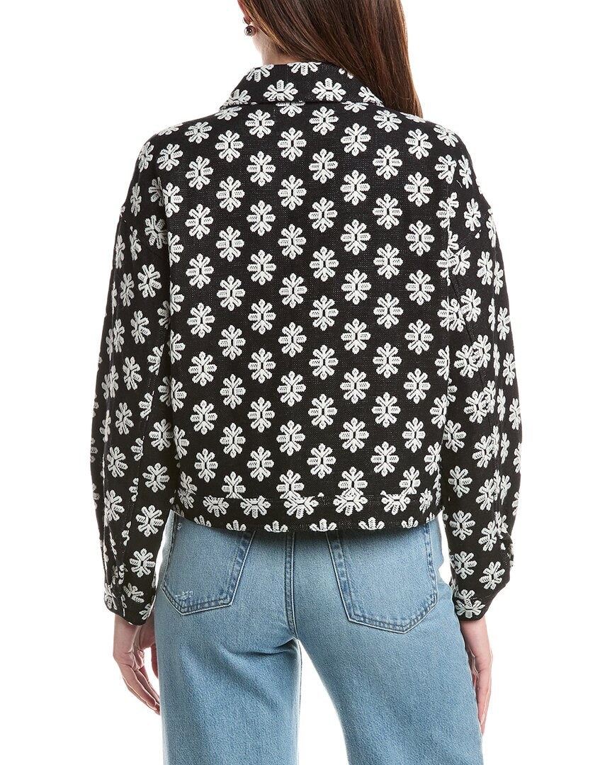 Saltwater Luxe | Womens | Embroidered Jacket | Black