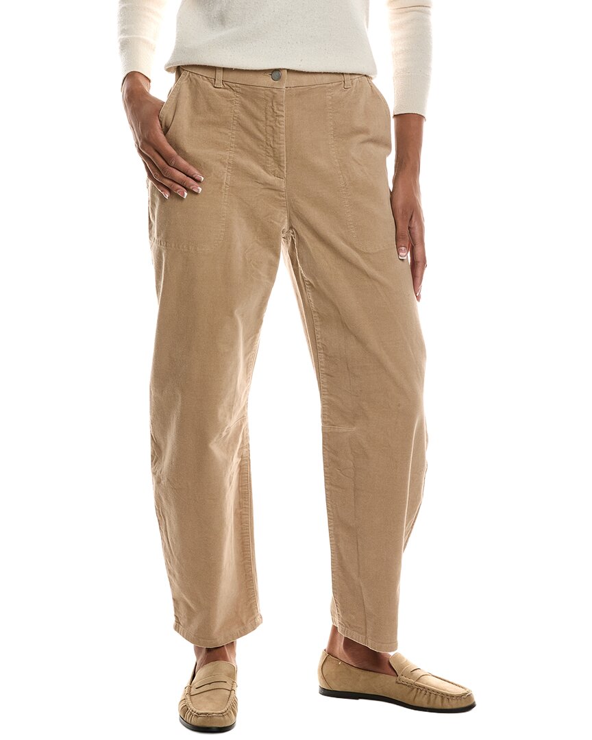 EILEEN FISHER | Womens | Ankle Barrel Pant | Brown