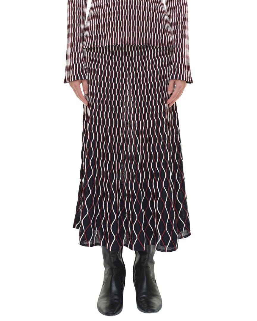 SIMKHAI | Womens | Aliza Midi Skirt | Red