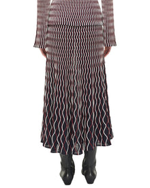 SIMKHAI | Womens | Aliza Midi Skirt | Red