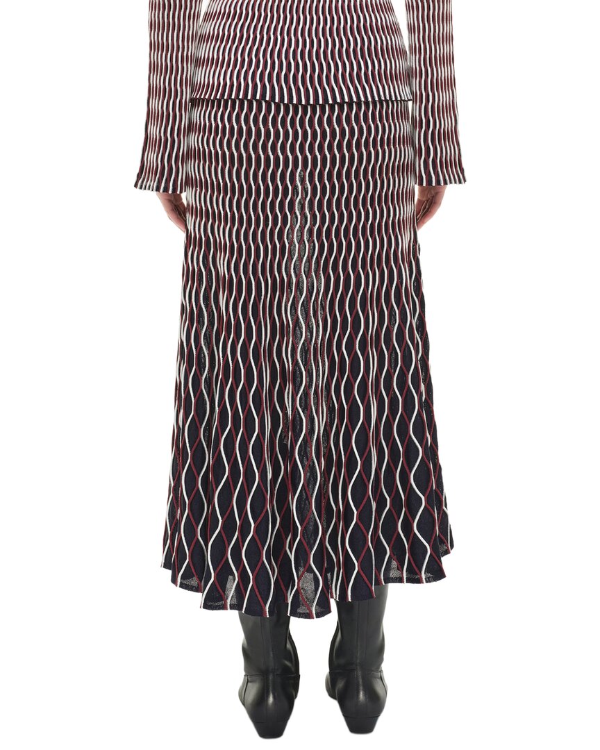 SIMKHAI | Womens | Aliza Midi Skirt | Red