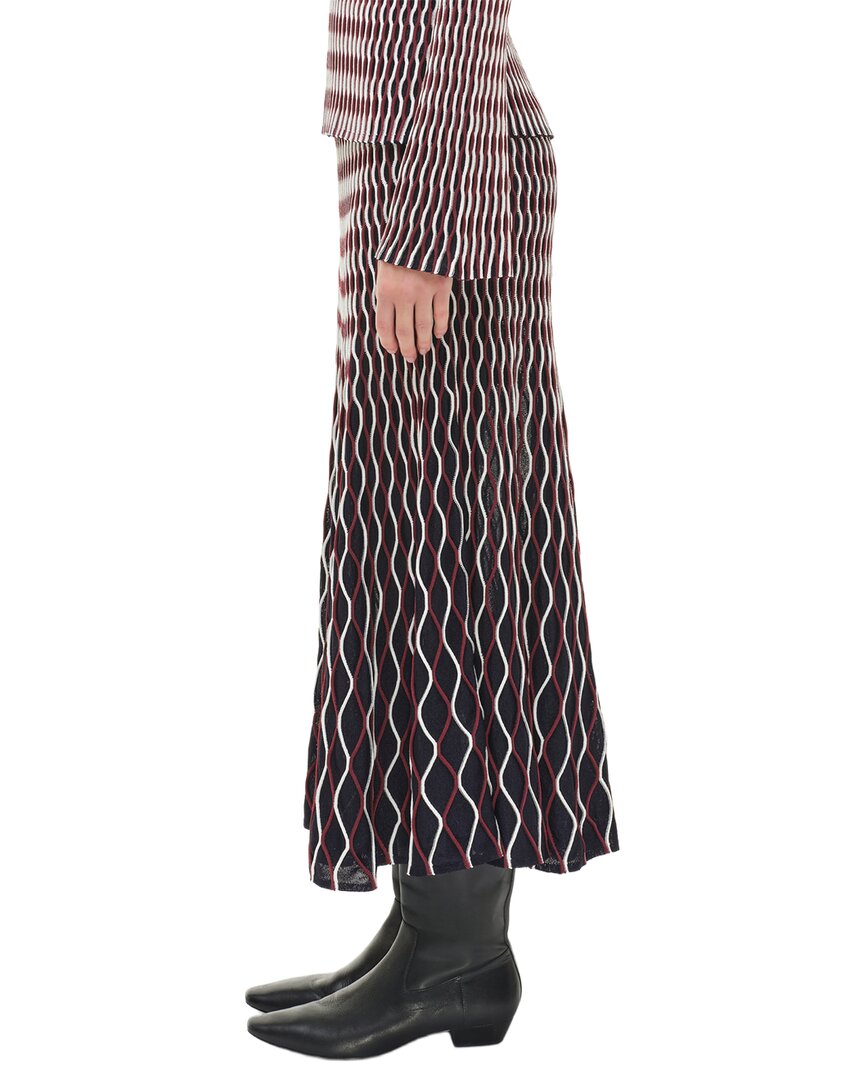 SIMKHAI | Womens | Aliza Midi Skirt | Red