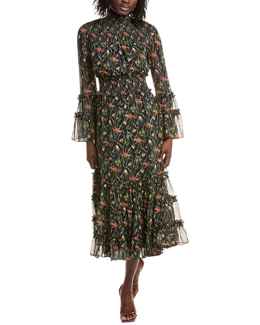 Cinq a Sept | Womens | Windswept Meadow Kinsley Maxi Dress | Black