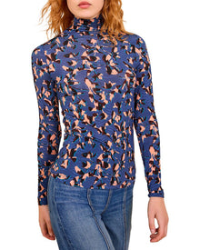 Ulla Johnson | Womens | Aurelia Jersey Turtleneck Top | Purple