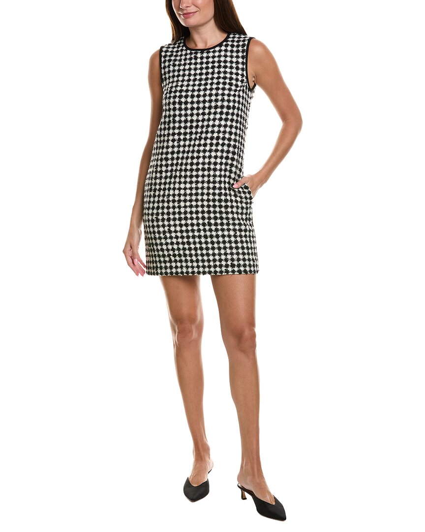 Max Mara | Womens | Studio Wool & Silk-Blend Shift Dress | White Multi