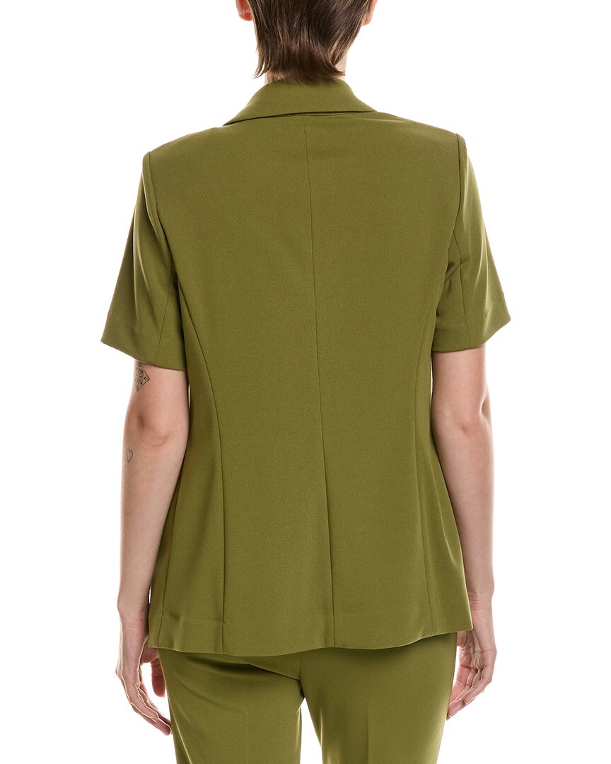 Anne Klein | Womens | Heavy Cool Crepe Jacket | Green