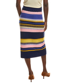 tyler boe | Womens | Georgia Wool-Blend Skirt | Multi