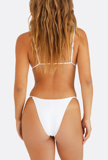 Lucid Bijou Bikini Top | Sunblock White