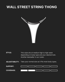 Wall Street Thong | Saint Tropez