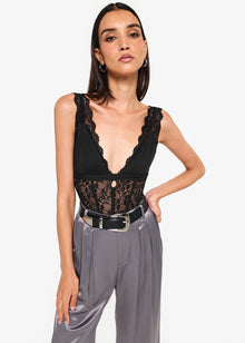 Carlotta Bodysuit | Black