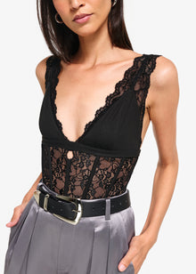 Carlotta Bodysuit | Black