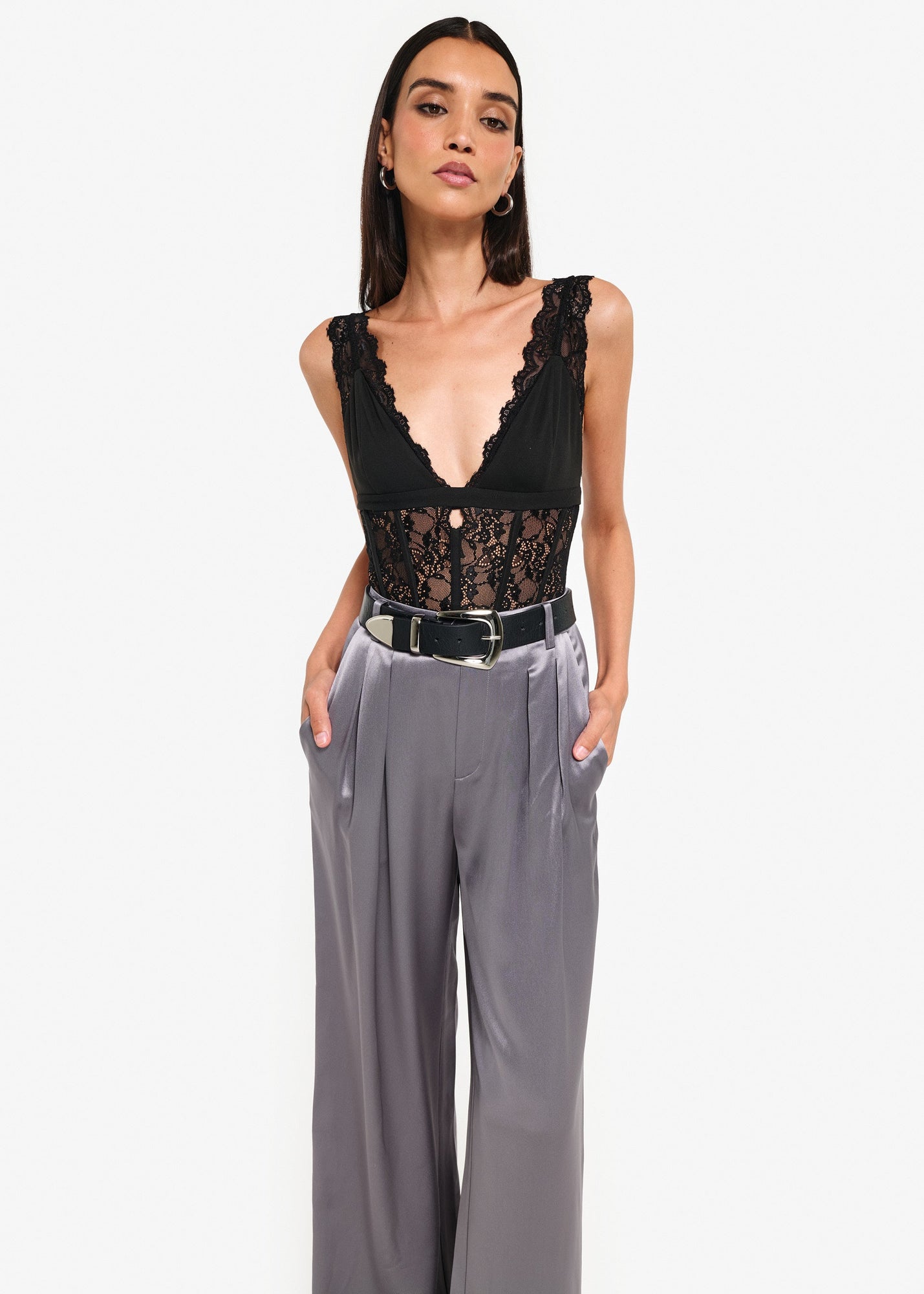 Carlotta Bodysuit | Black