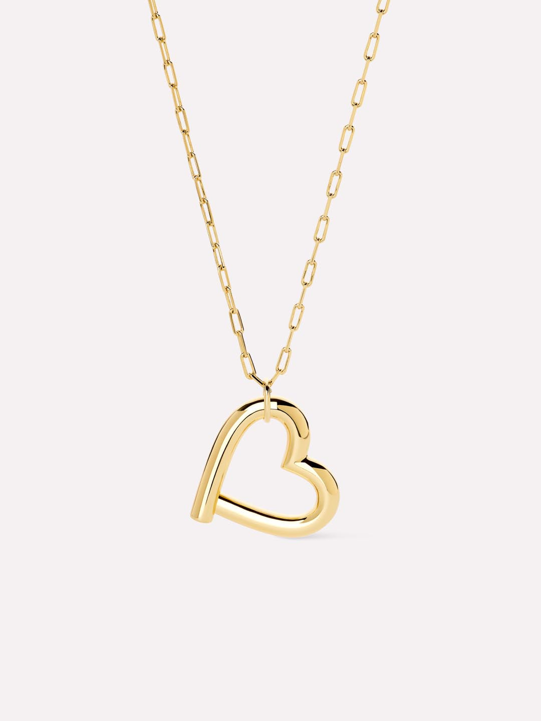 Delilah Heart Necklace | 14K Gold on Brass