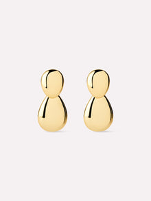 Pebble Drop Earrings | 14K Gold Plated