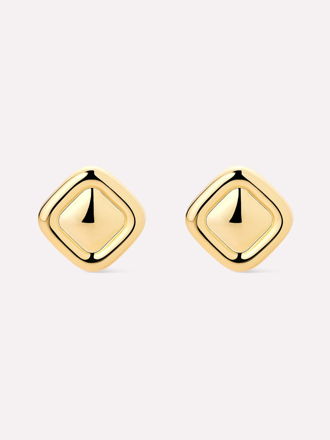 Clara Stud Earrings | 14K Gold on Brass