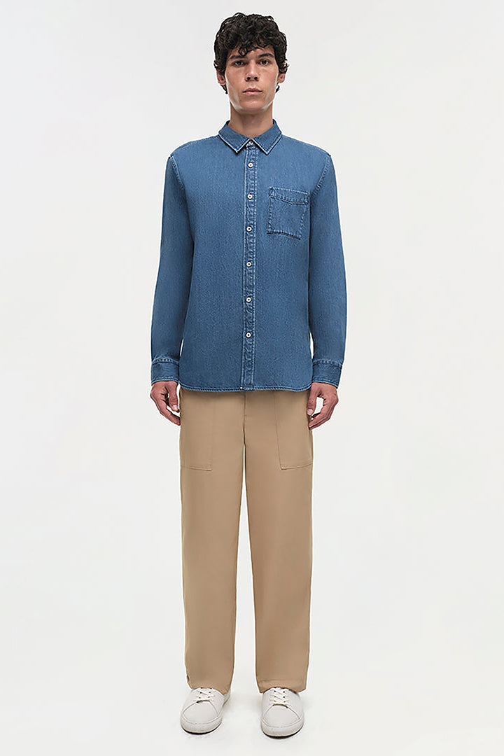 Mens | Dwayne Shirt | Washed Chambray