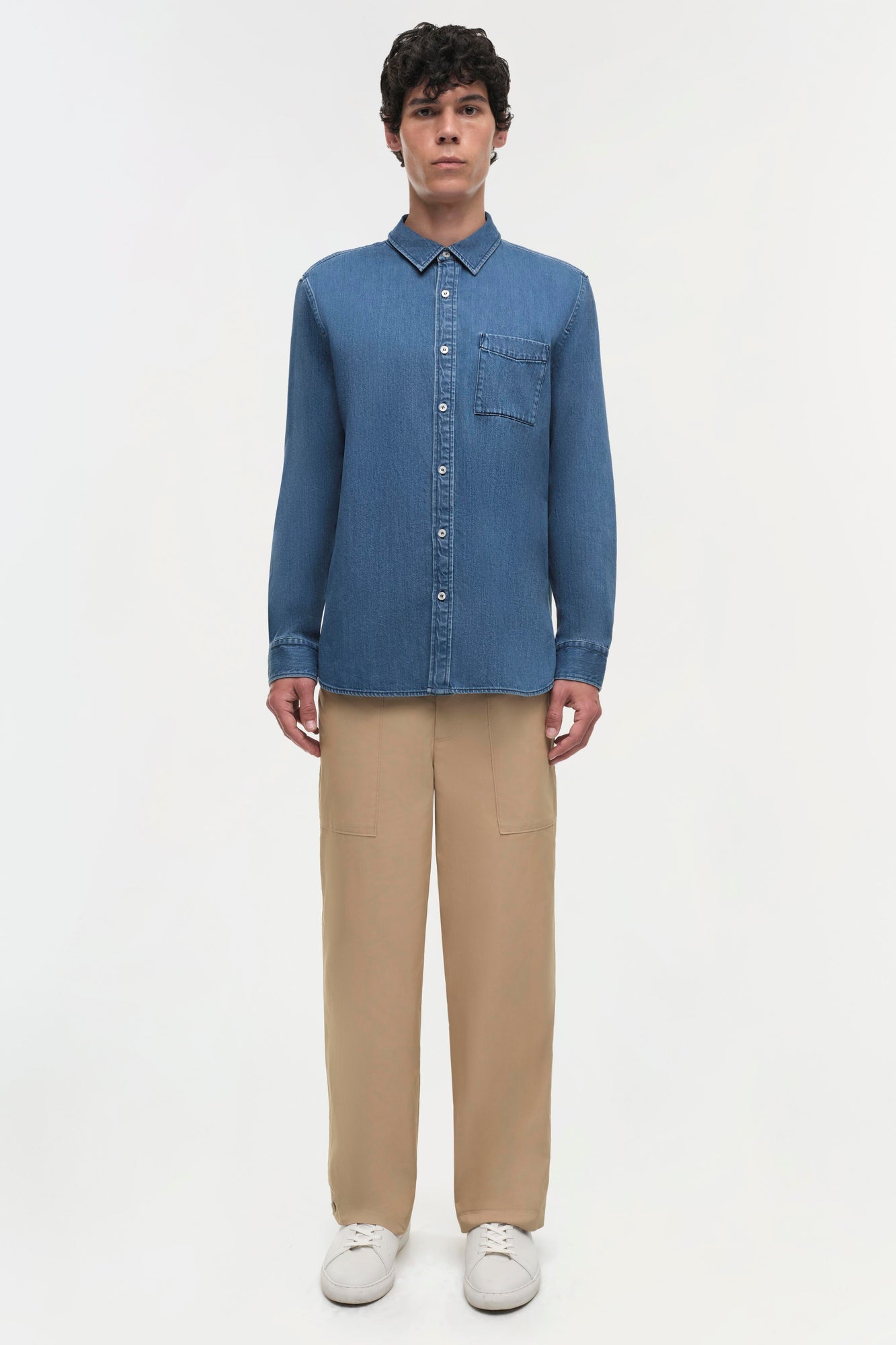 Mens | Dwayne Shirt | Washed Chambray