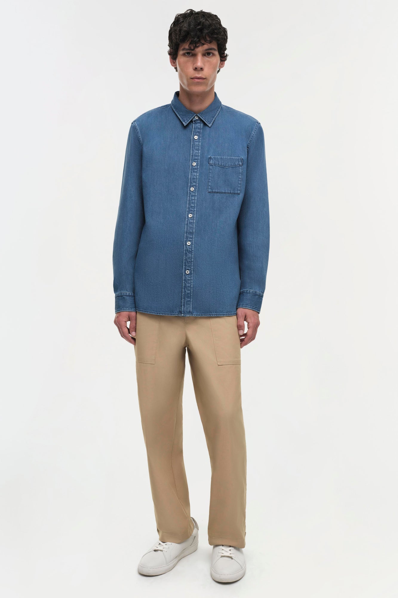 Mens | Dwayne Shirt | Washed Chambray