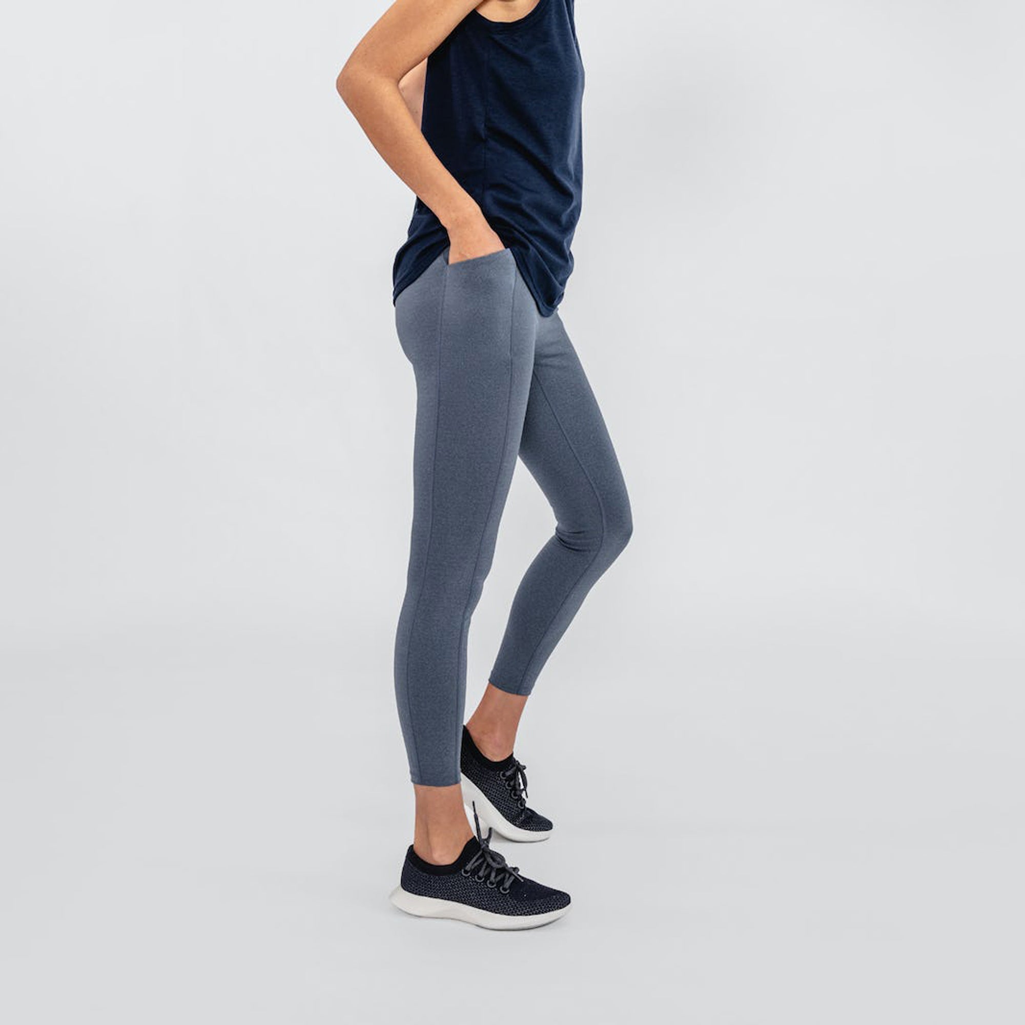 Womens | Joule Active Legging | Indigo Heather