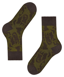 Mens | Sensitive Tree Side Socks | Bison