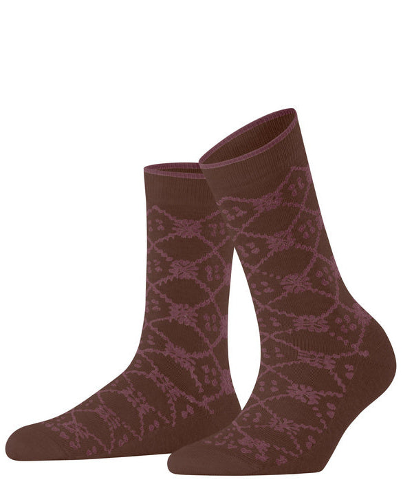 Womens | Retro Sensation Socks | Cinnamon