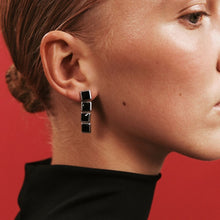 Archer Drop Earrings | Silver PVD Plated Stainless Steel