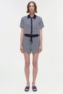 Womens | Ireland Shirt | Midnight Stripe