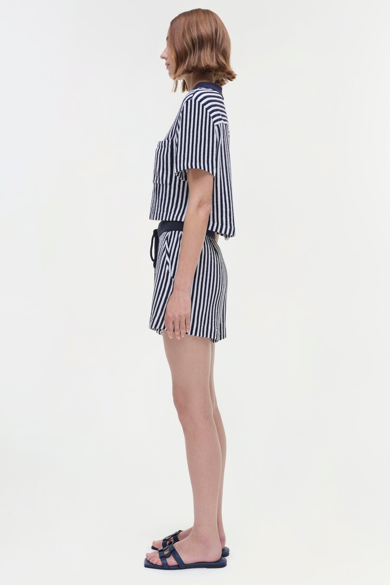 Womens | Ireland Shirt | Midnight Stripe