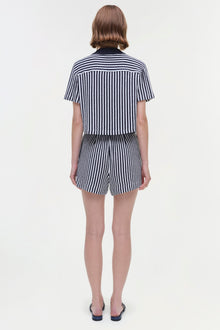 Womens | Ireland Shirt | Midnight Stripe