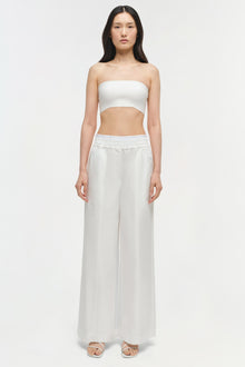 Womens | Falan Compact Knit Bralette | Ivory