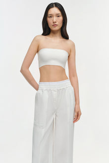 Womens | Falan Compact Knit Bralette | Ivory